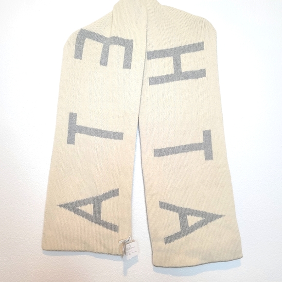 ATHLETA Daily Knit Cashmere Wool Blend Reversible Cozy Scarf - Picture 3 of 10